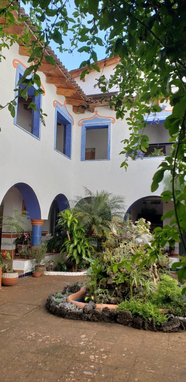 La Casona Azul Boutique Hotel Malinalco Exterior foto